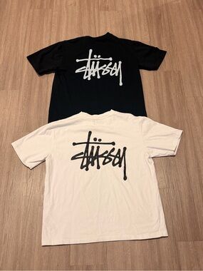 Stussy Graphic Logo Crew Neck Short Sleeve T-Shirt Men’s Sz S